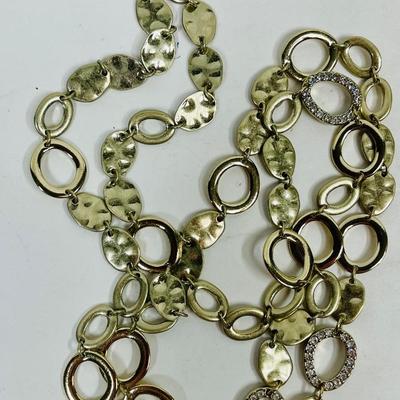 Premier Jewelry Riviera Long Gold-tone Chain Necklace (Jewelry Lot #5)