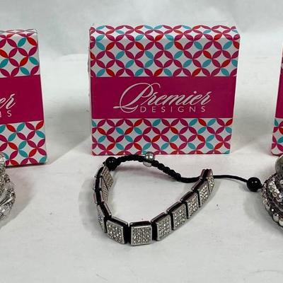 Premier Jewelry (3) Bracelets Bangles new without tag in box (Jewelry Lot #6)