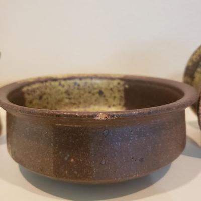 3 Studio Pottery Pieces (read description)