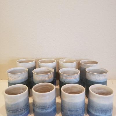 12 Studio Pottery Mugs
