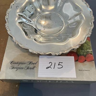 Oneida Center Piece Bowl - Seorgian Scroll