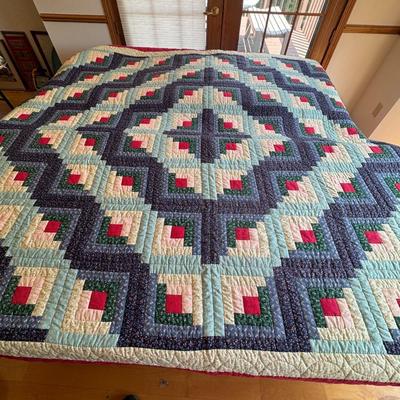 King hand made Amish Quilt
