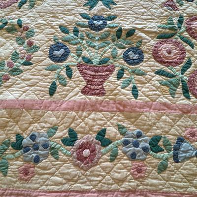 Handmade quilt xtra long single