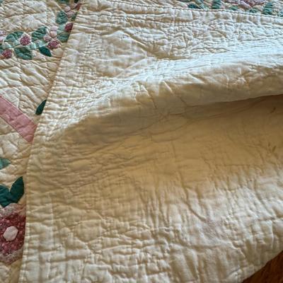 Handmade quilt xtra long single