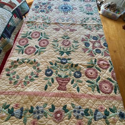Handmade quilt xtra long single