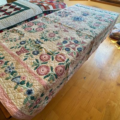 Handmade quilt xtra long single
