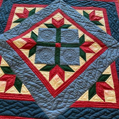 Beautiful 36x36 mini quilt