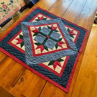 Beautiful 36x36 mini quilt