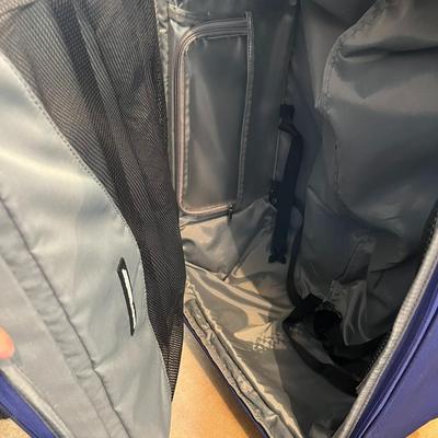 Powerscope Technology Navy Blue Spinner Suitcase