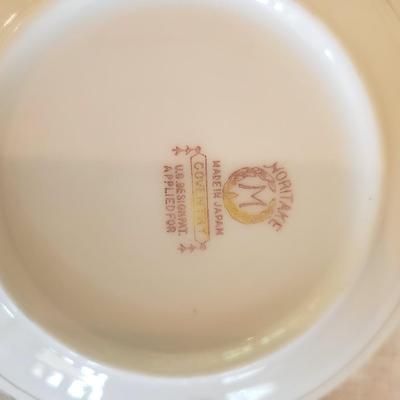 Vintage Noritake Soup Bowls & Saucers