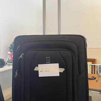 Black TravelPro Suitcase With 2 Wheels