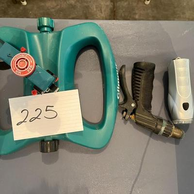 Sprinkler, Squirt Nozzle, Flashlight