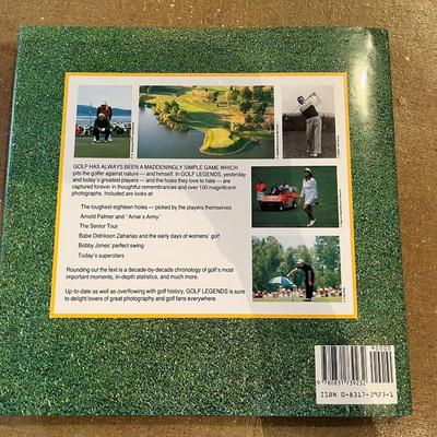 Golf Legends Players - Holes Life On The Tours by Angus G Garber III Hard Cover Book