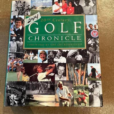 20th Century Golf Chronicle Foreword By Chi Chi Rodriguez Hardcover Book