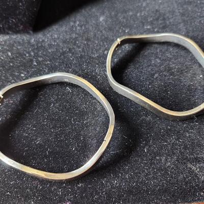 Wavy Sterling Bracelets (2)