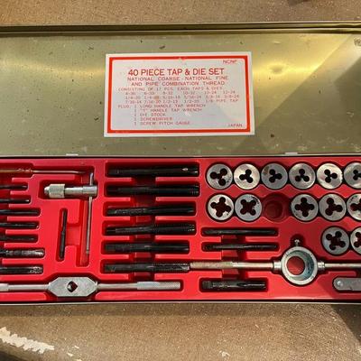 40 Piece Combination Tap & Die Set