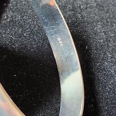 Engraved Sterling Cuff