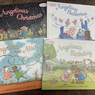 lot of Angelina books by Katherine Holabird