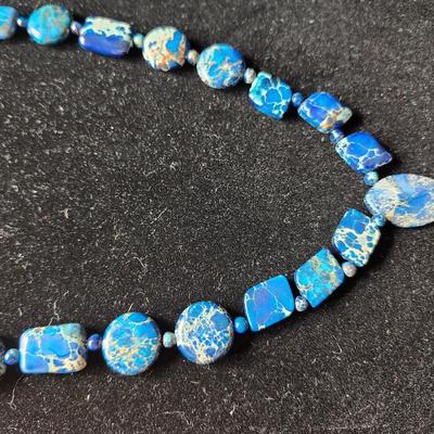 Blue Sea Sediment Jasper Set