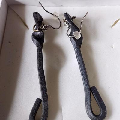 Horseshoe Nail Earrings