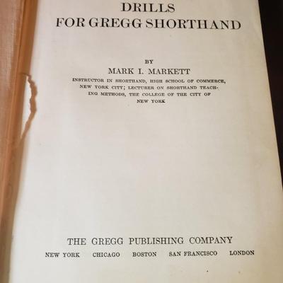4 Antique Word & Arithmetic Books