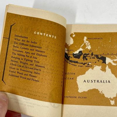 Pocket Guide in Netherlands East Indies vintage guide book