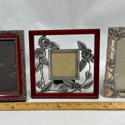 3 Decorative Picture Frame LOT - (3) FRAMES