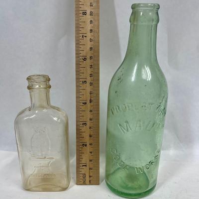 Antique Bottles Owl Drug & Maui Soda