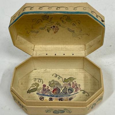 Paper Trinket Box Catriona Stewart 1989 Made in England