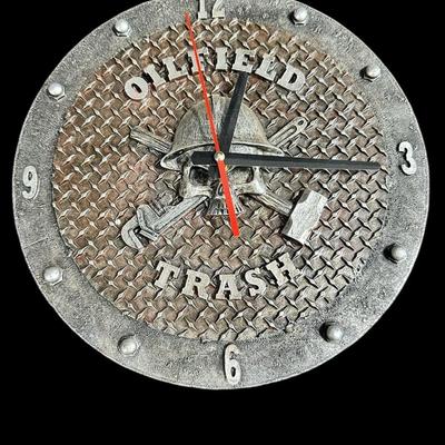 Oilfield Trash clock