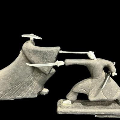 Samurai statues- pair