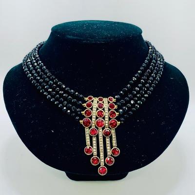 Heidi Daus "An Affair to Remember" - Art Deco Inspired Crystal Necklace