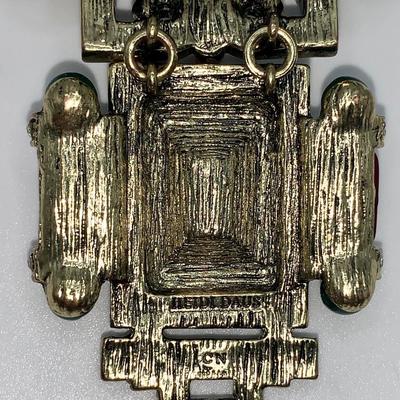 Heidi Daus "Dynamic Deco" Pendant drop Necklace