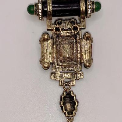 Heidi Daus "Dynamic Deco" Pendant drop Necklace