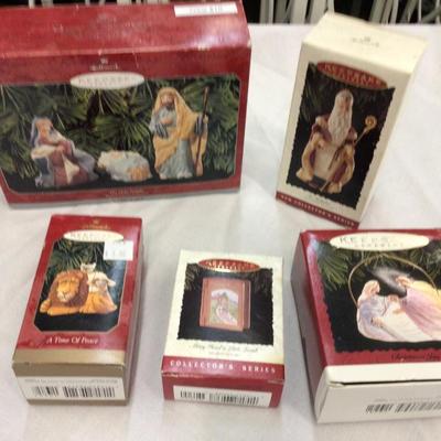 Hallmark Christmas Ornament Lot 4