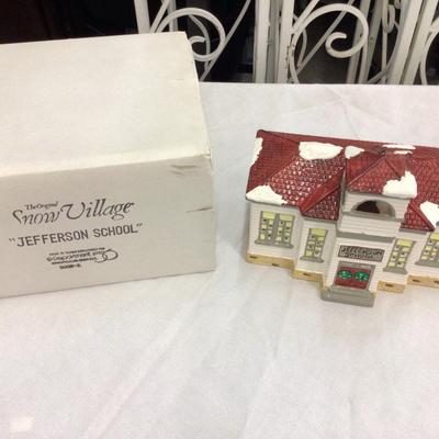 Jefferson School Dept. 56 Snow Village