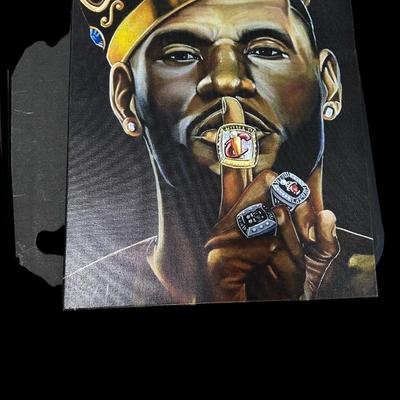 LeBron James - The King of Basketball print