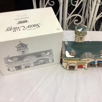 Airport Dept. 56 Snow Village