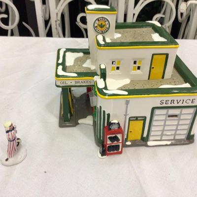 Holly Brother Garage Dept. 56 Snow Village