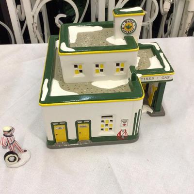 Holly Brother Garage Dept. 56 Snow Village