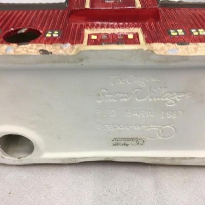 Red Barn Dept. 56 Snow Village