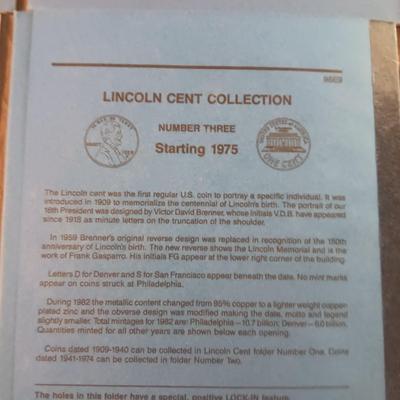 LINCOLN CENT 1941 - 1974 & LINCOLN CENT STARTING 1975