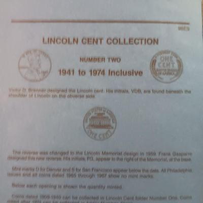 LINCOLN CENT 1941 - 1974 & LINCOLN CENT STARTING 1975