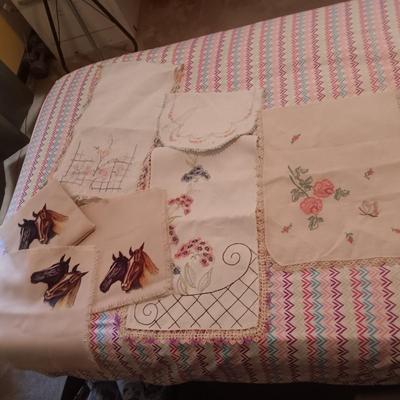 HAND EMBROIDERED LINENS