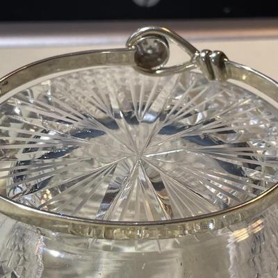 Vintage Sterling Silver CZ Standard Size Bangle Bracelet that Opens at the CZ in Good Preowned Condition.