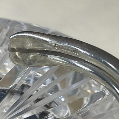 Vintage Sterling Silver Blue Stone Standard Size Cuff Bracelet in Good Preowned Condition.