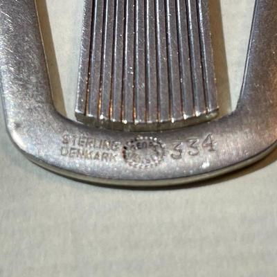 Vintage Georg Jensen Sterling Silver Money Clip in Good Preowned Condition.