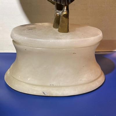 Vintage/Antique Art Deco Chiparus Statue on a Marble Base 15.50" Tall Missing Hands Preowned from an Estate as Pictured.