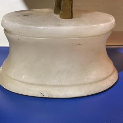 Vintage/Antique Art Deco Chiparus Statue on a Marble Base 15.50" Tall Missing Hands Preowned from an Estate as Pictured.