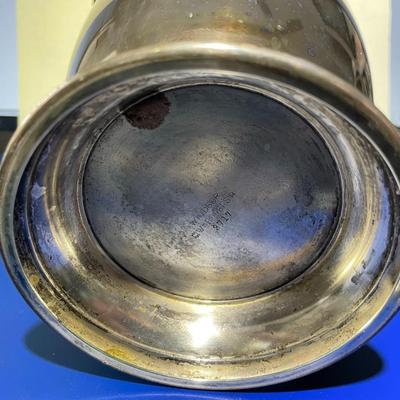 Vintage Windsor by Wm Rogers Silverplate Water Pitcher #3717 8.5" Tall Tarnished and Needs Polishing as Pictured.